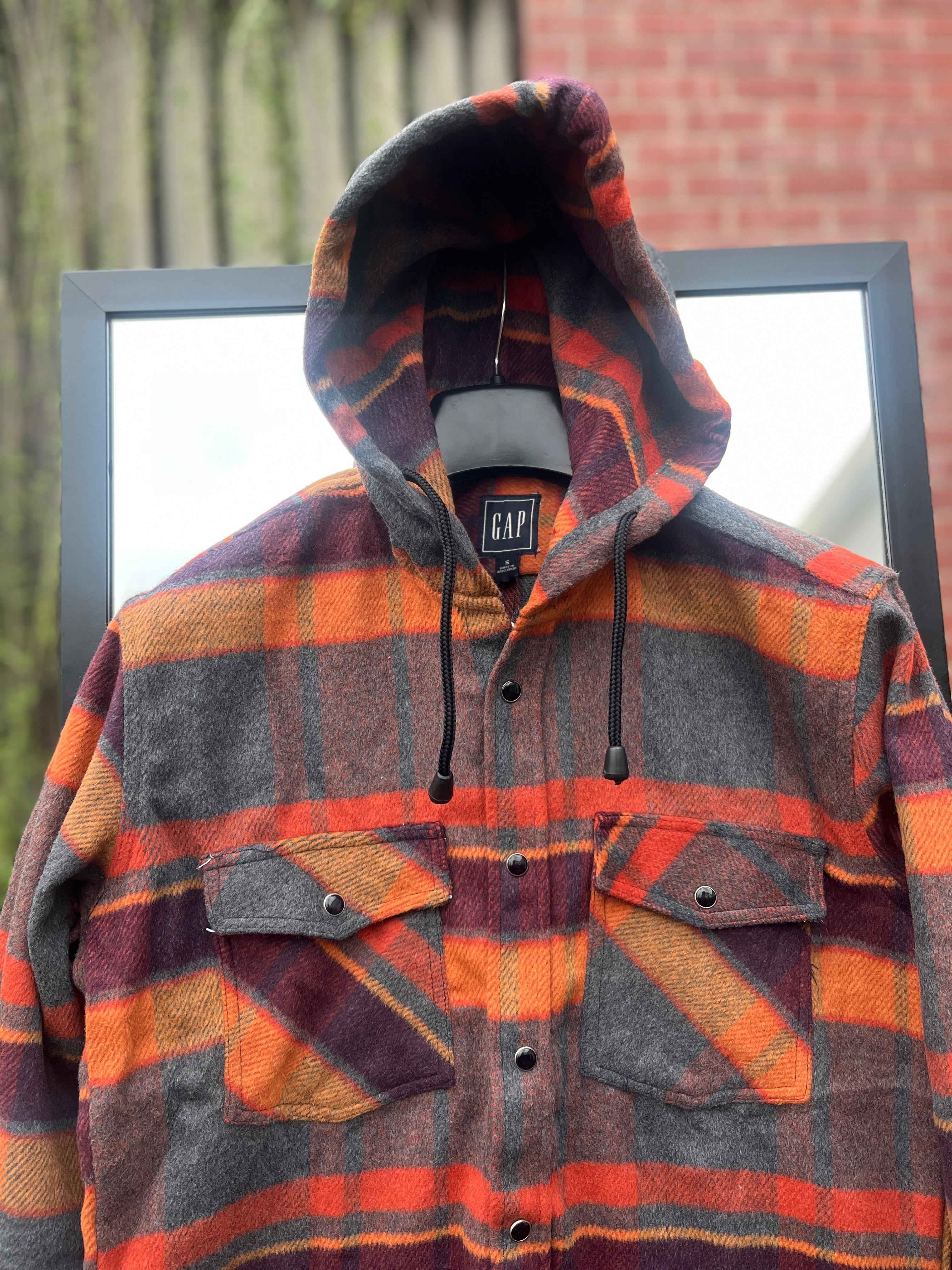 Heavy Winter Premium Orange Shacket alternate
