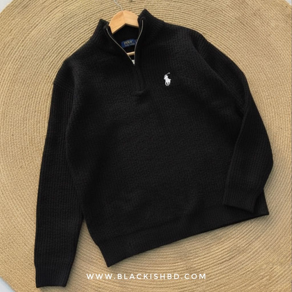 New Half Zipper Sweater